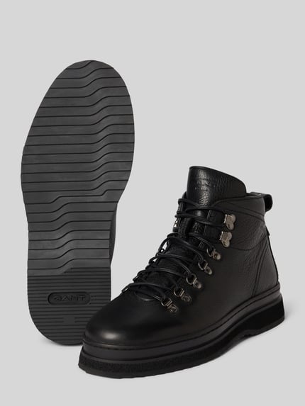 GANT Boots aus Rindsnappa mit Profilsohle Modell 'Blistown' Black 4