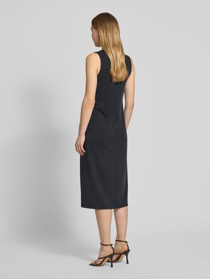 Christian Berg Woman Selection Midikleid mit seitlicher Raffung Black 5
