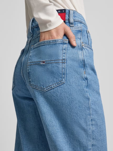 Tommy Jeans Jeansy o kroju mom fit z mieszanki bawełny Jasnoniebieski 3