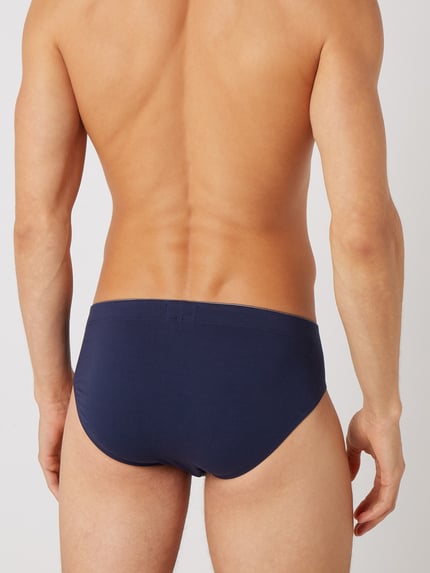 HANRO Slip met stretch-aandeel Donkerblauw - 4
