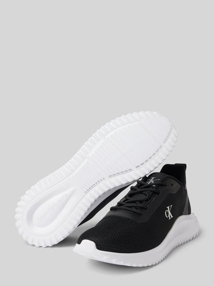 Calvin Klein Jeans Sneakers met vetersluiting Black - 4