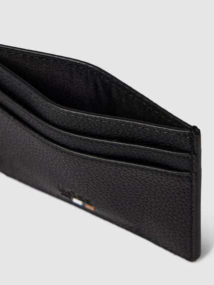 BOSS Etui na karty z detal z logo Czarny 3