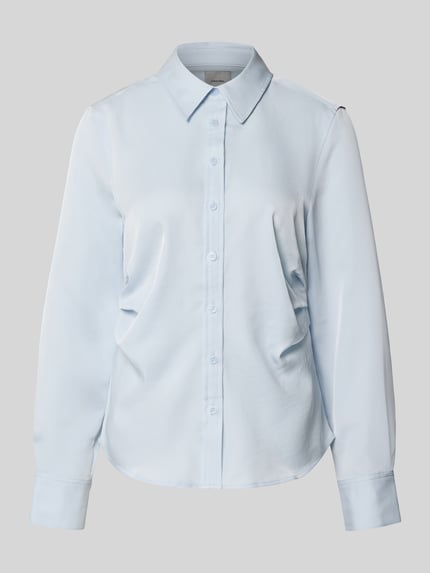 Calvin Klein Womenswear Regular fit blouse met lange mouwen met overhemdkraag Lichtblauw - 2