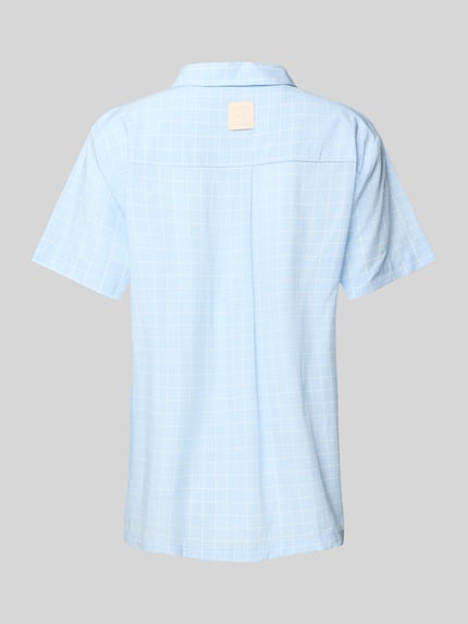 CCDK Copenhagen Pyjamabovendeel met borstzak, model 'Amalie' Lichtblauw - 3