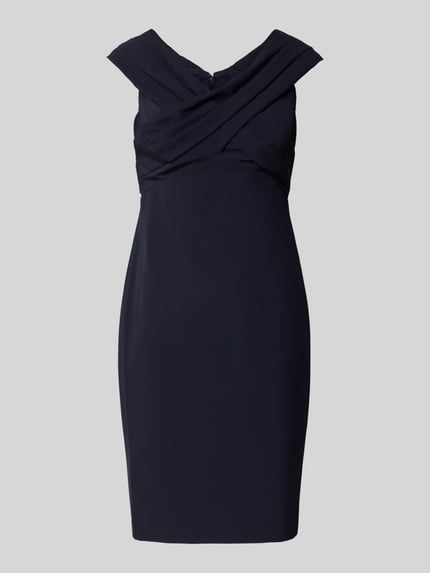Lauren Ralph Lauren Sukienka koktajlowa z dekoltem w serek model ‘IRENE’ Ciemnoniebieski 2