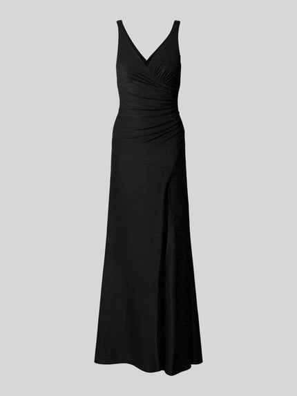 Mascara Abendkleid mit V-Ausschnitt Black 2