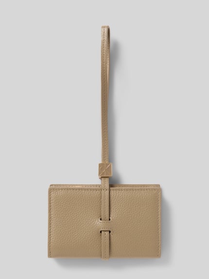 CK Calvin Klein Portemonnee met lussluiting Model 'PEBBLE' Beige - 1