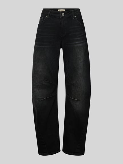 ETIQUETT ESSENTIALS Wide Leg Jeans im 5-Pocket-Design Modell 'Smartie' Black 2