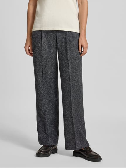 someday. Regular fit broek met viscose, model 'Cisilia' Marineblauw - 4