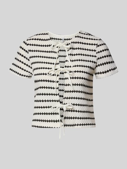 Regular Fit Strick-Shirt mit Baumwoll-Anteil Modell 'EVA' Shop The Look MANNEQUINE