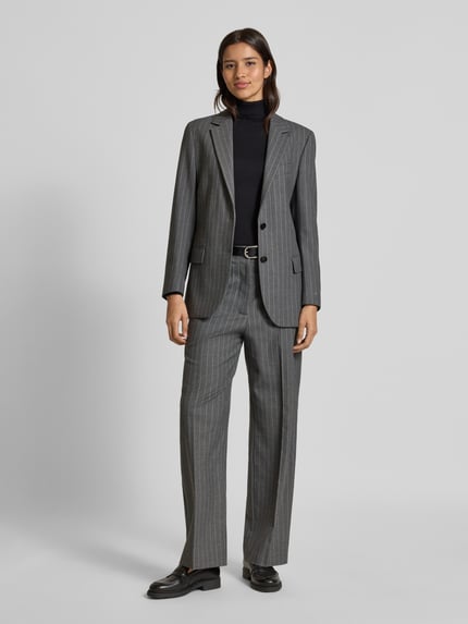 Tommy Hilfiger Relaxed Fit Kurzblazer mit Viskose-Anteil Hellgrau 1