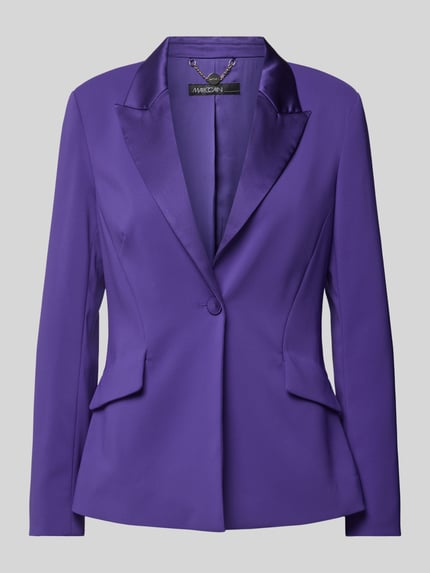 Marc Cain Blazer met klepzakken en knoopsluiting Paars - 2