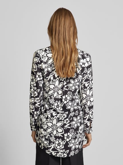 Christian Berg Woman Blusenshirt mit V-Ausschnitt Black 5