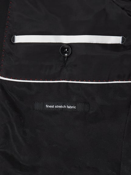 Strellson Regular Fit 2-Knopf-Sakko mit Woll-Anteil Black 8