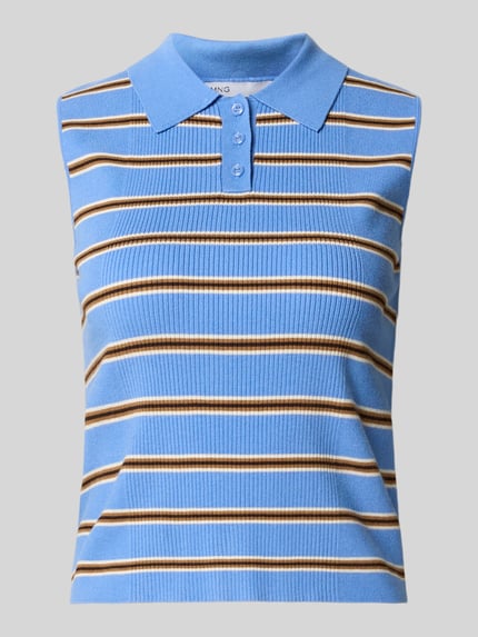 Regular Fit Poloshirt aus Viskose-Mix Shop The Look MANNEQUINE