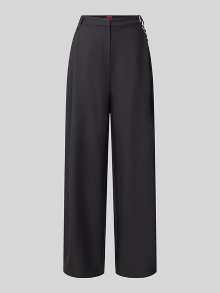 Regular Fit Barrel Leg Hose mit Viskose-Anteil Modell 'Hentessa-1' Shop The Look MANNEQUINE