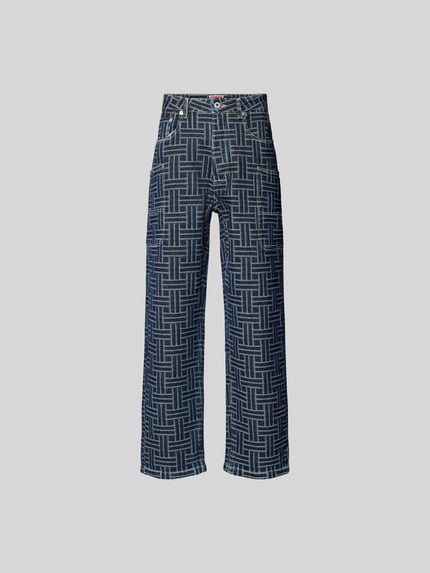 Kenzo Jeansy z 5 kieszeniami Jeansowy niebieski 2