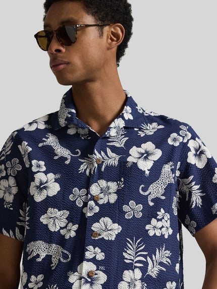 Polo Ralph Lauren Koszula casualowa o kroju regular fit z czystej bawełny Ciemnoniebieski 3