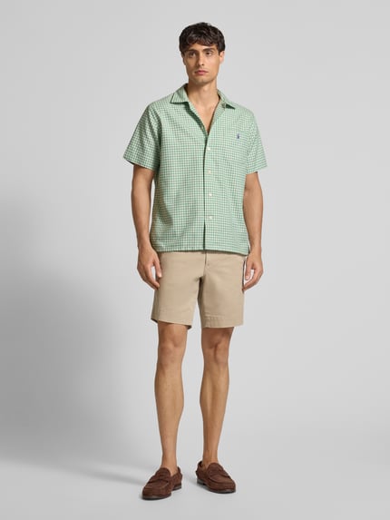 Polo Ralph Lauren Classic fit vrijetijdsoverhemd met borstzak Kaki - 1