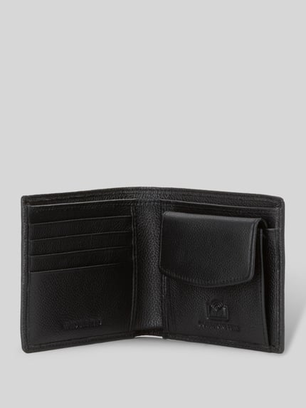 Valentino Bags Portemonnaie aus Rindnappaleder Black 3