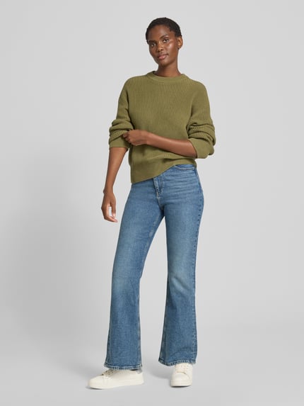 Jake*s Casual Bootcut Jeans im 5-Pocket-Design Jeansblau 1