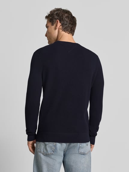 Tommy Hilfiger Regular Fit Pullover aus reiner Baumwolle Marine 5
