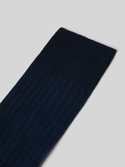 FALKE Socken aus reiner Baumwolle Modell 'Shadow' Blau 2