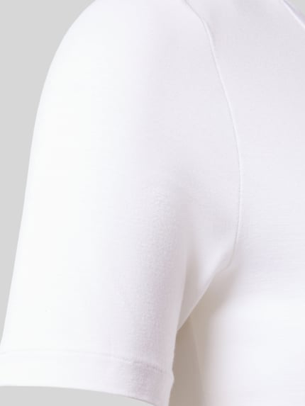 HANRO T-shirt met ronde hals, model 'SOFT TOUCH' Wit - 2