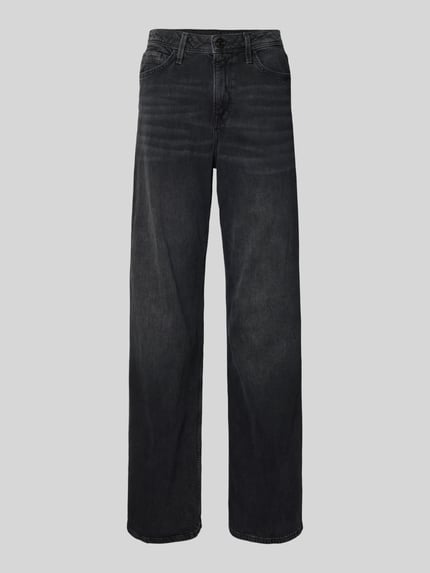 s.Oliver RED LABEL Wide fit jeans van katoenmix, model 'SURI' Antraciet - 2