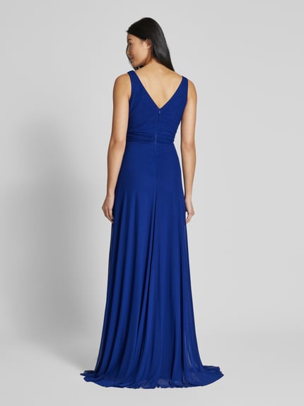 TROYDEN COLLECTION Abendkleid in Wickel-Optik Royal 5