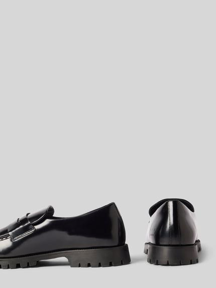 Copenhagen Loafer aus Rindsnappa mit Profilsohle Black 2
