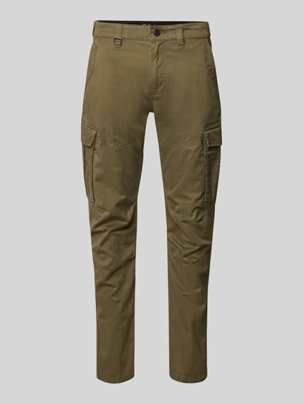 s.Oliver RED LABEL Regular Fit Cargohose aus Baumwoll-Mix Dunkelgruen 2