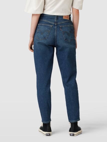 Levi's® Mom Fit Jeans aus Baumwoll-Mix Dunkelblau 5