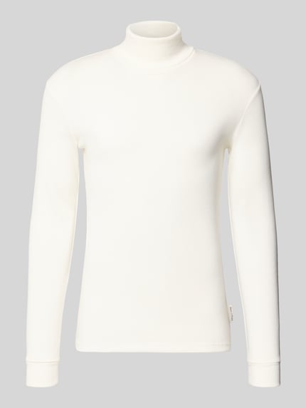 Regular Fit Langarmshirt aus reiner Baumwolle Shop The Look MANNEQUINE