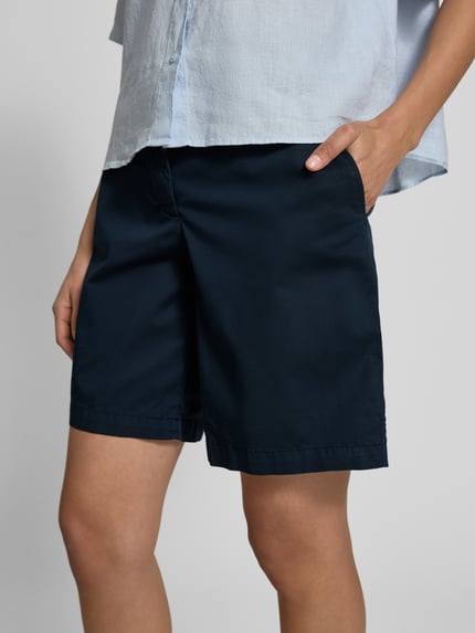 Tommy Hilfiger Szorty chinosy o kroju relaxed fit z mieszanki bawełny Granatowy 3