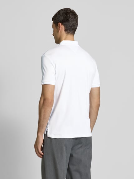 Tommy Hilfiger Koszulka polo o kroju regular fit z wyhaftowanym logo Biały 5