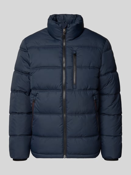 Tom Tailor Regular Fit Steppjacke mit Stehkragen Marine 2