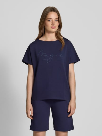 Christian Berg Woman Sweatshirt mit 1/2-Arm Dunkelblau 4