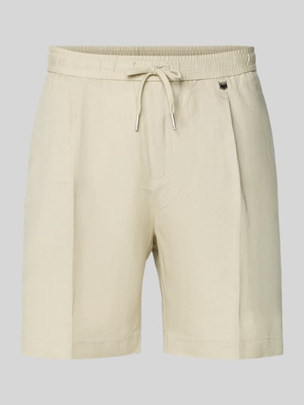 Shorts aus Leinen-Viskose-Mix Modell 'NEIL' Shop The Look MANNEQUINE