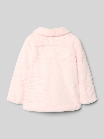 GUESS Jacke mit Teddyfell Hellrosa 3
