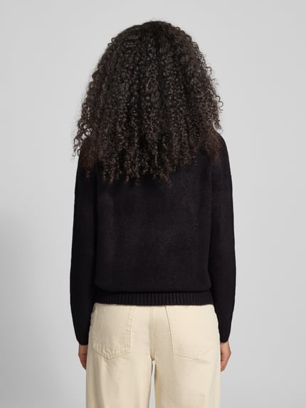 Jake*s Casual Gebreide pullover met opstaande kraag Zwart - 5