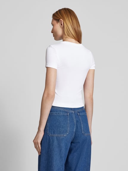 GUESS T-shirt met siersteentjes Wit - 5