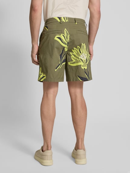 BOSS Regular Fit Bermudas mit Eingrifftaschen Modell 'Karlos' Gruen 5