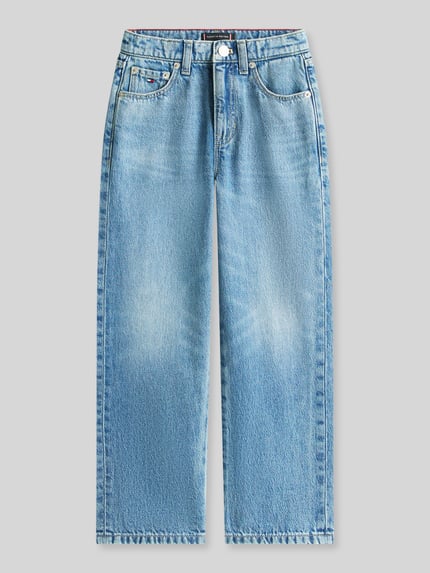 Tommy Hilfiger Kids Loose Fit Jeans mit 5-Pocket-Design Blau 2