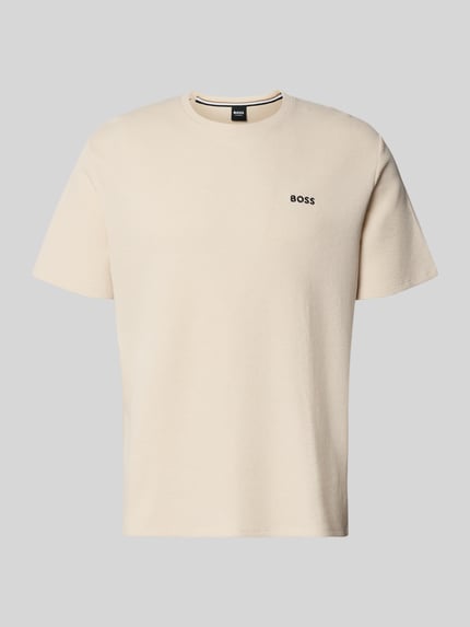 Regular Fit T-Shirt aus Baumwoll-Mix Shop The Look MANNEQUINE