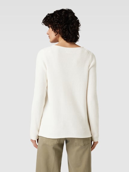 Brax Strickpullover mit Label-Detail Modell 'STYLE.LESLEY' Offwhite 5