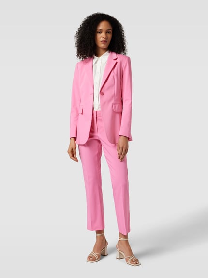 White Label Regular Fit Stoffhose mit Bügelfalten Pink 1