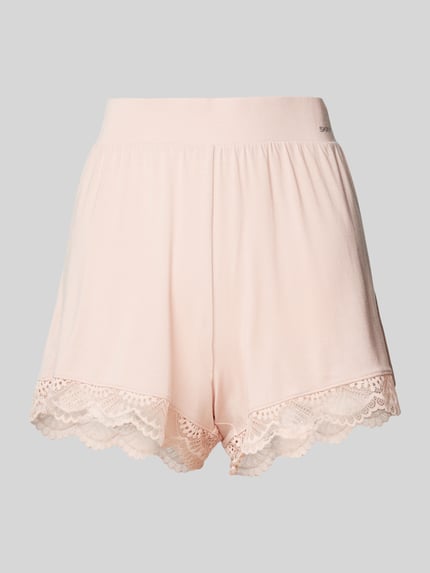 SKINY Korte pyjamabroek met kantgarnering Rosé - 1