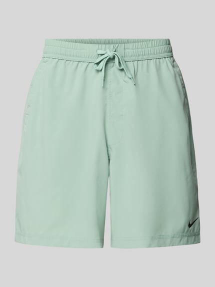 Shorts mit Logo-Print und Eingrifftaschen Shop The Look MANNEQUINE