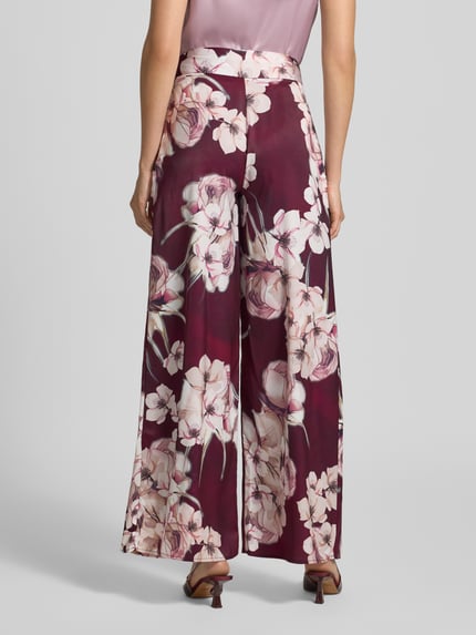 Rinascimento Stoffen broek met naadritssluiting Bordeaux - 5